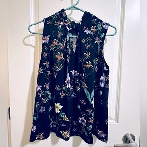 Floral halter top